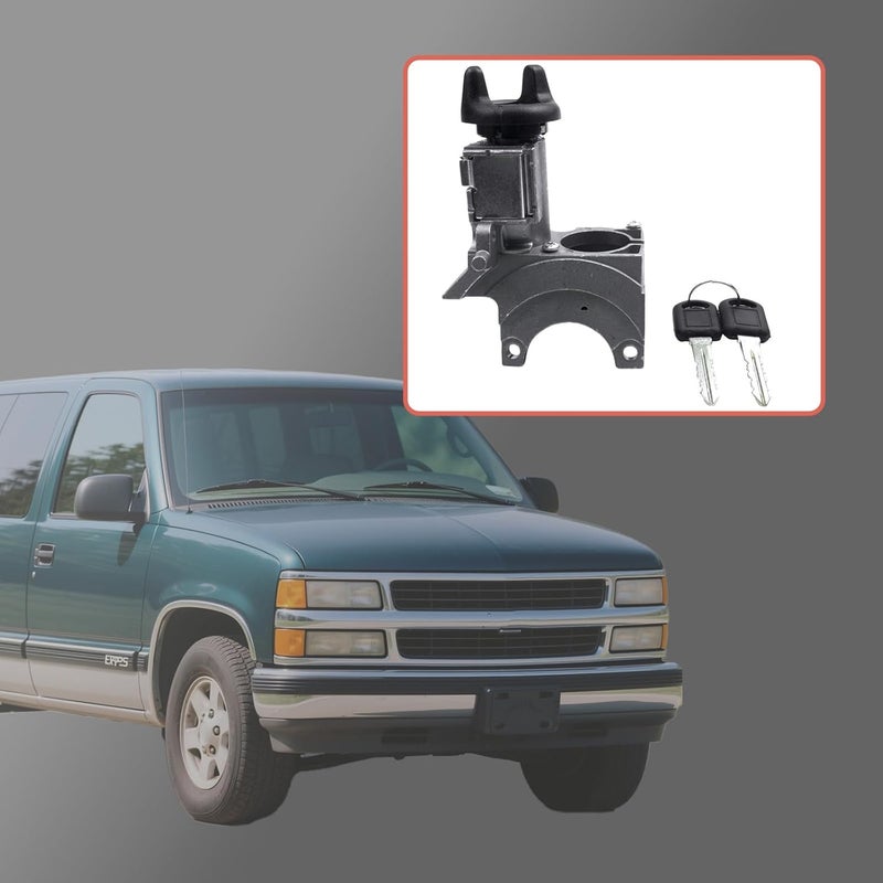 Forcitory Ignition Lock Cylinder Switch & Housing Assembly Replacement for 924-893 924-720 Fit for Chevy Express Tahoe Suburban 1998-2002 GMC 1500/2500/3500 Safari Savana Yukon Cadillac Escalade Vehicles - Image 4